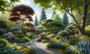 Применение деревьев и кустарников для создания тени и уюта в ландшафтном дизайне