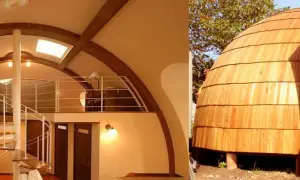 Дом в форме купола с высокой энергоэффективностью