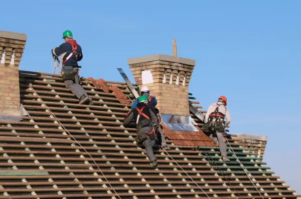 Dismantling the Old Roof