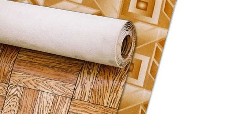 comparison of natural linoleum and PVC covering