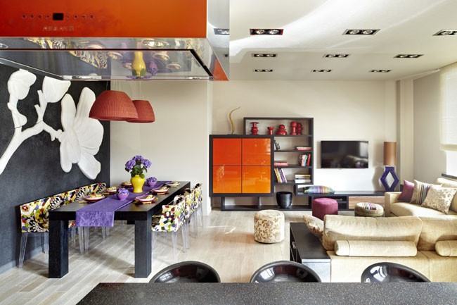 Textures in Mixed Style Interior