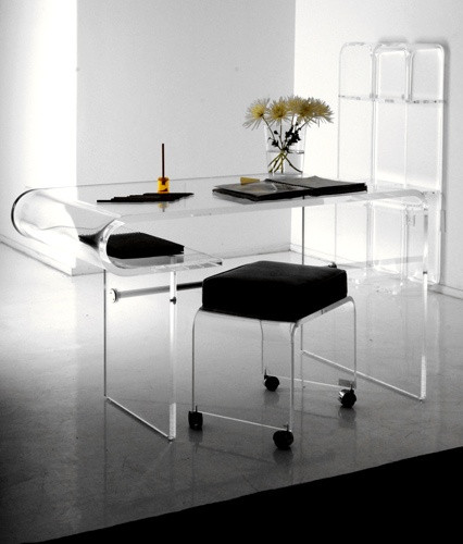 Transparent furniture and acrylic accessories