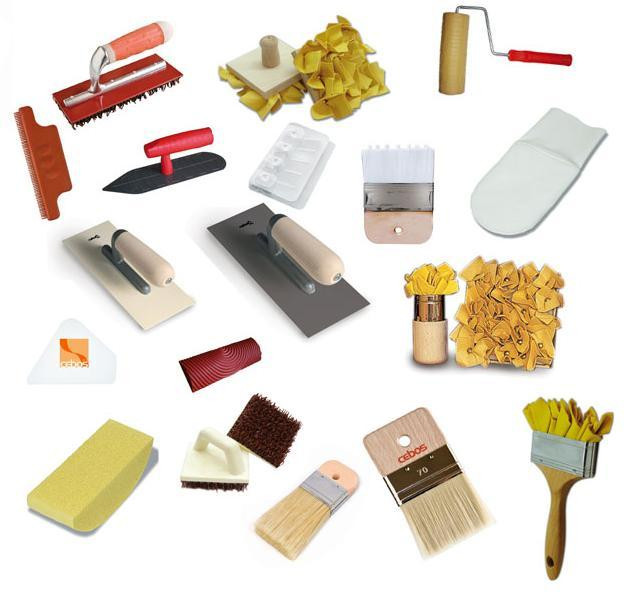 Tools for decorative plaster