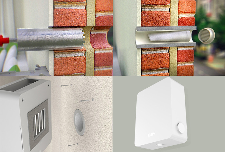 Ventilation of insulated warm balcony
